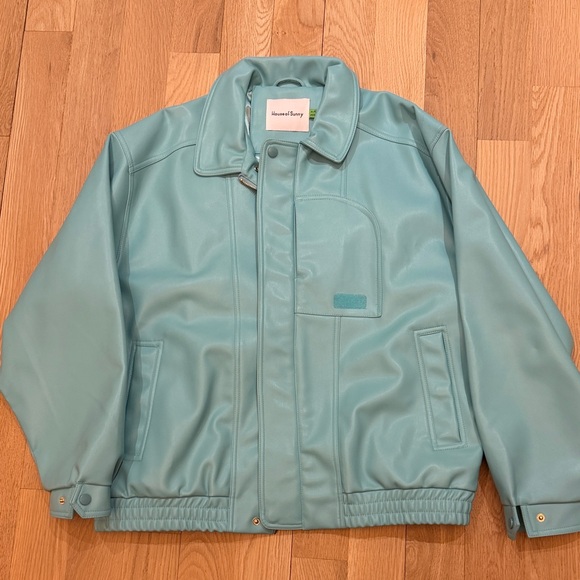 House of Sunny Jackets & Blazers - House of Sunny Light Blue Jacket